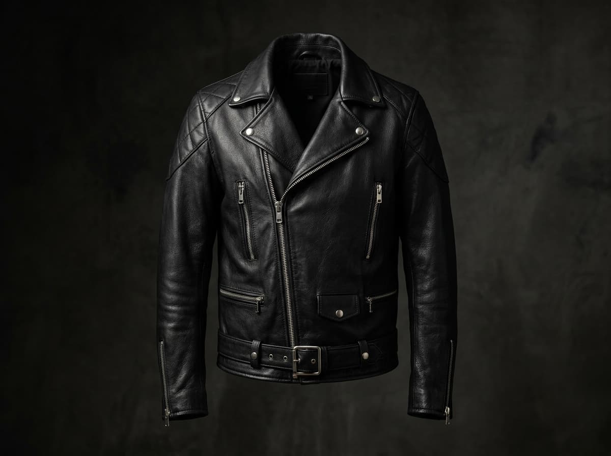 Classic Asymmetric Double Rider — 1950s Asymmetric Perfecto Silhouette