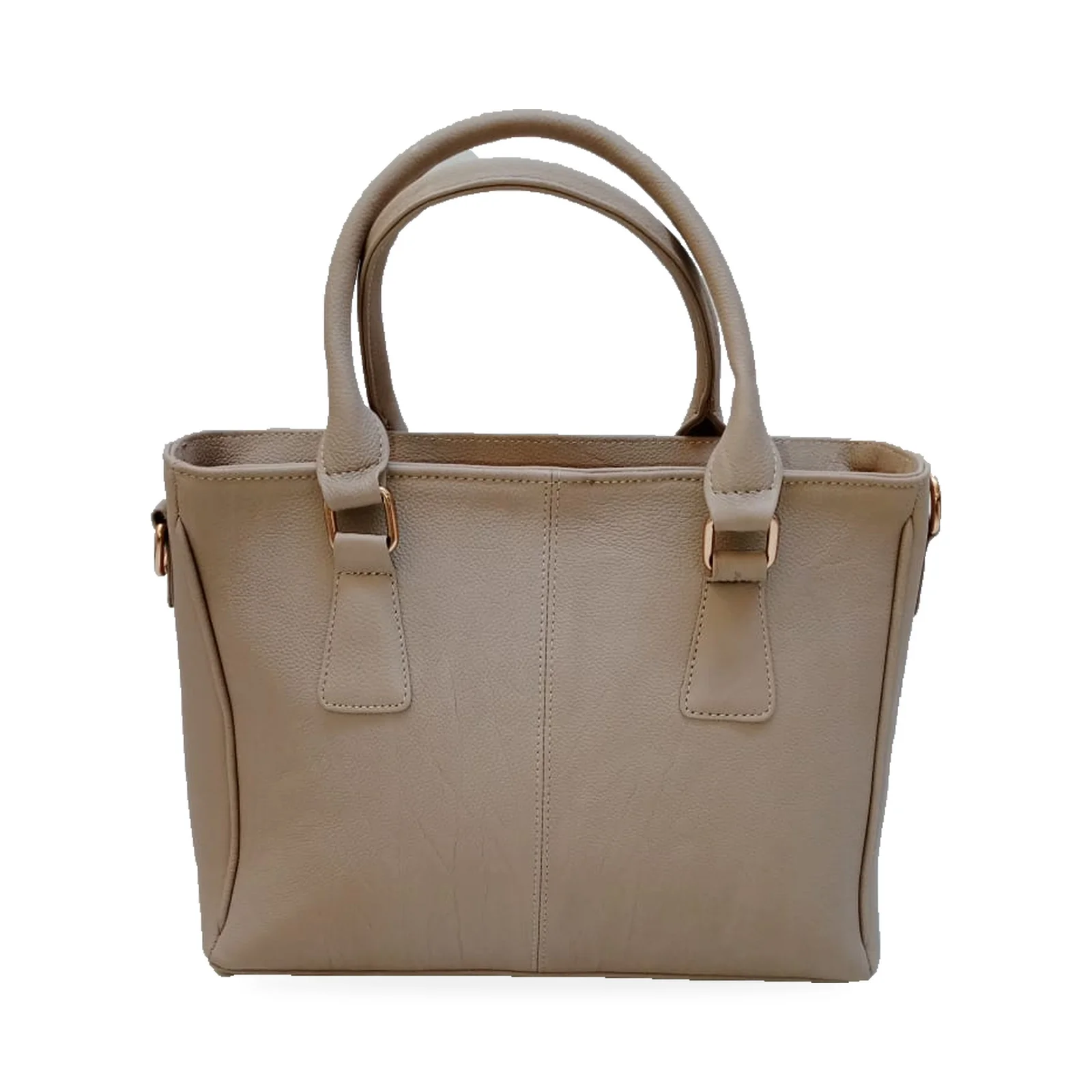 Executive Taupe Pebble Tote