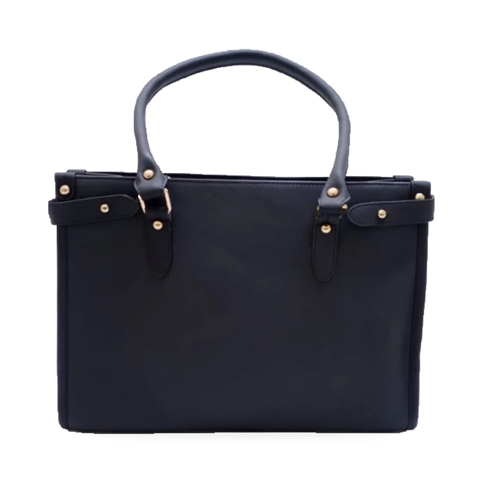 Aurel Espresso Pleated Leather Tote