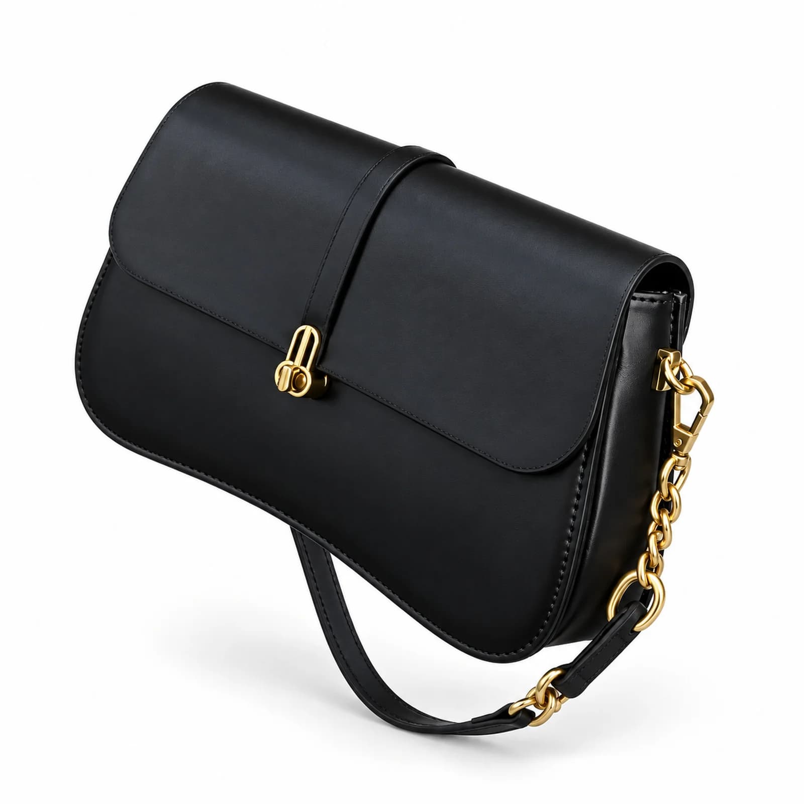 Aurel Charcoal Structured Satchel