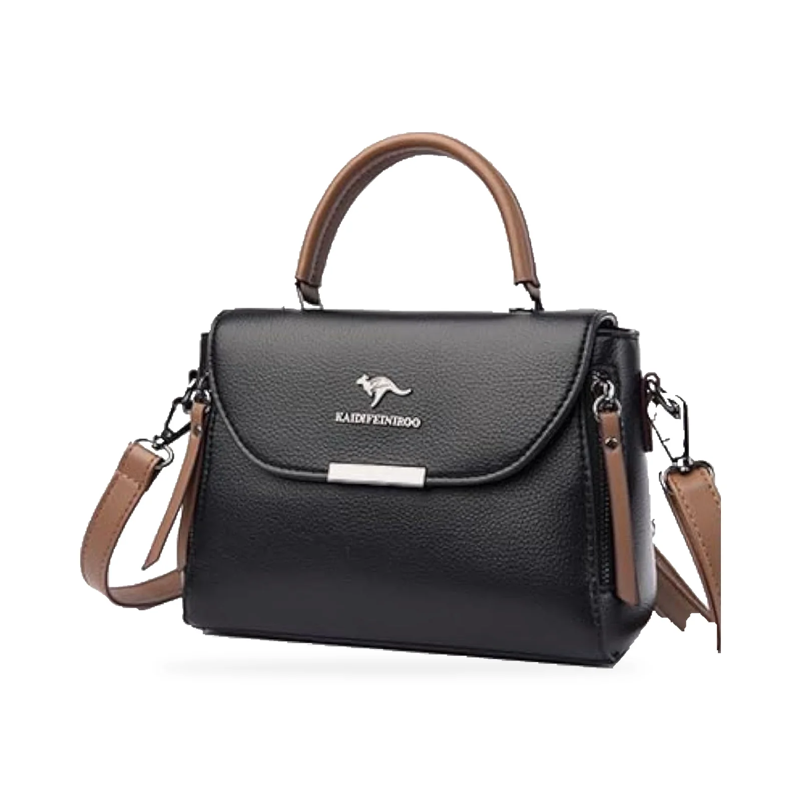 Aurel Caramel Pleated Leather Tote