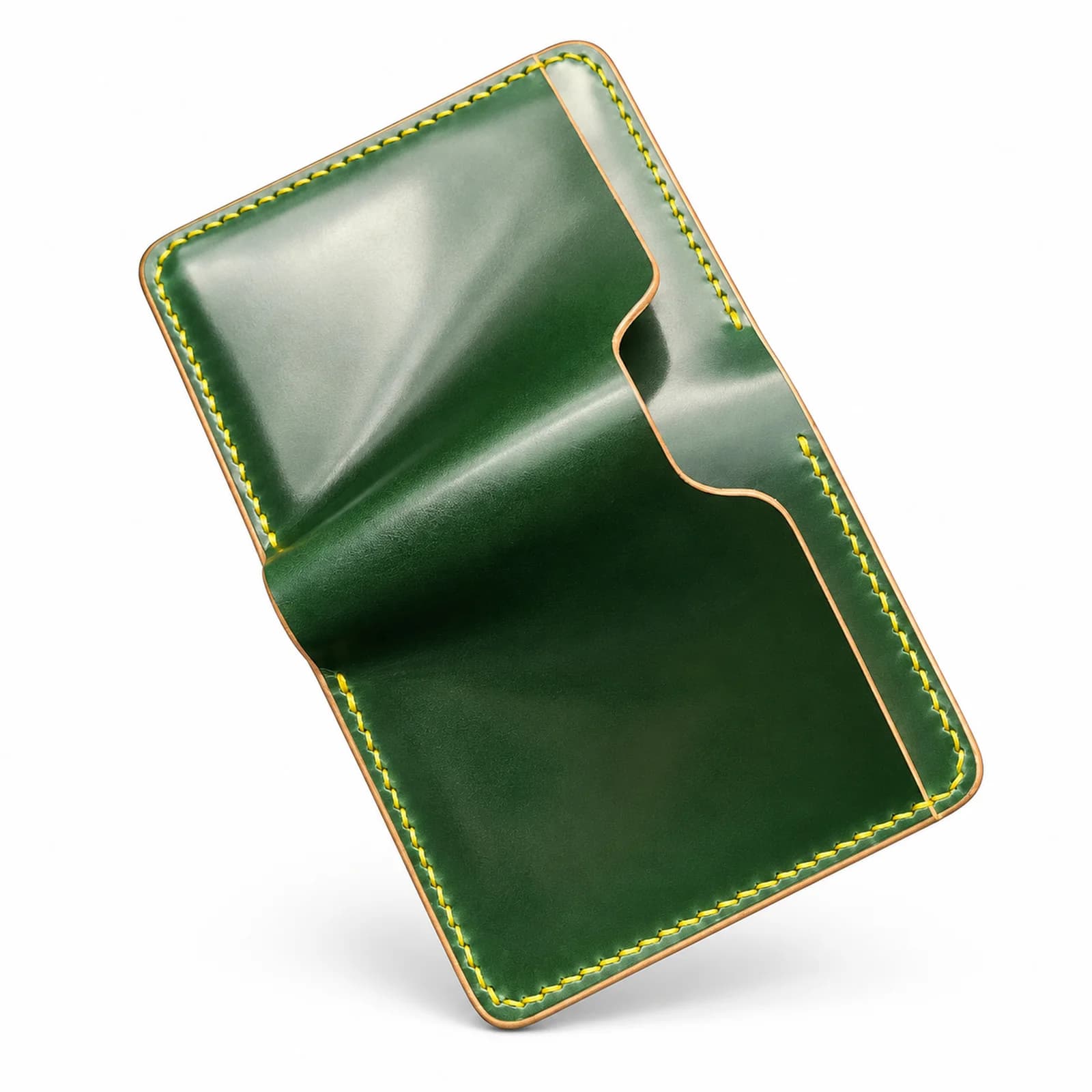 Verdant Veg-Tan Minimal Bifold