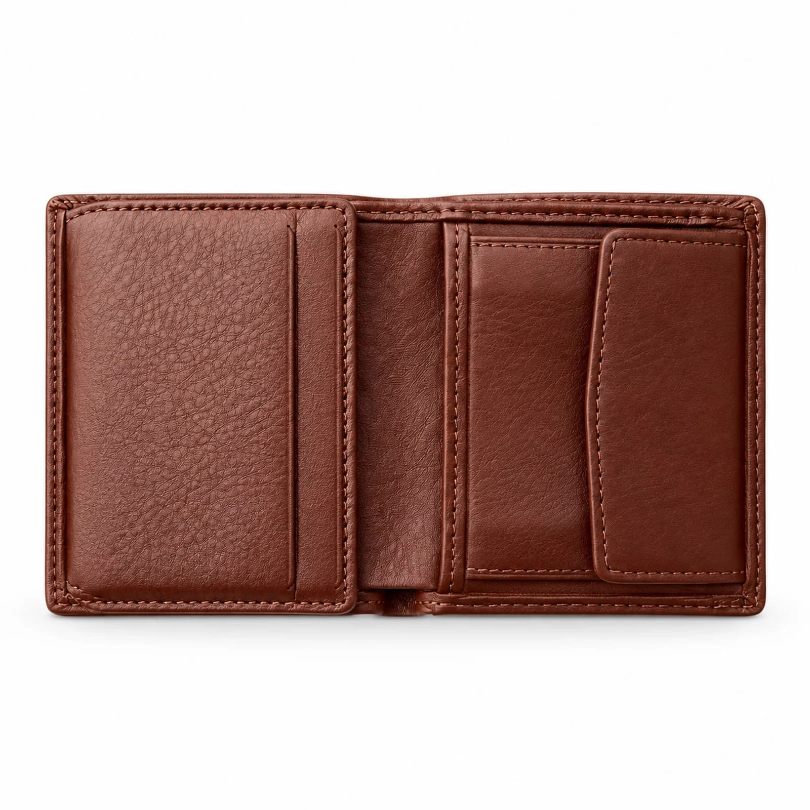 Aurel Vegetable-Tanned Leather Coin Pocket Wallet — alternate view