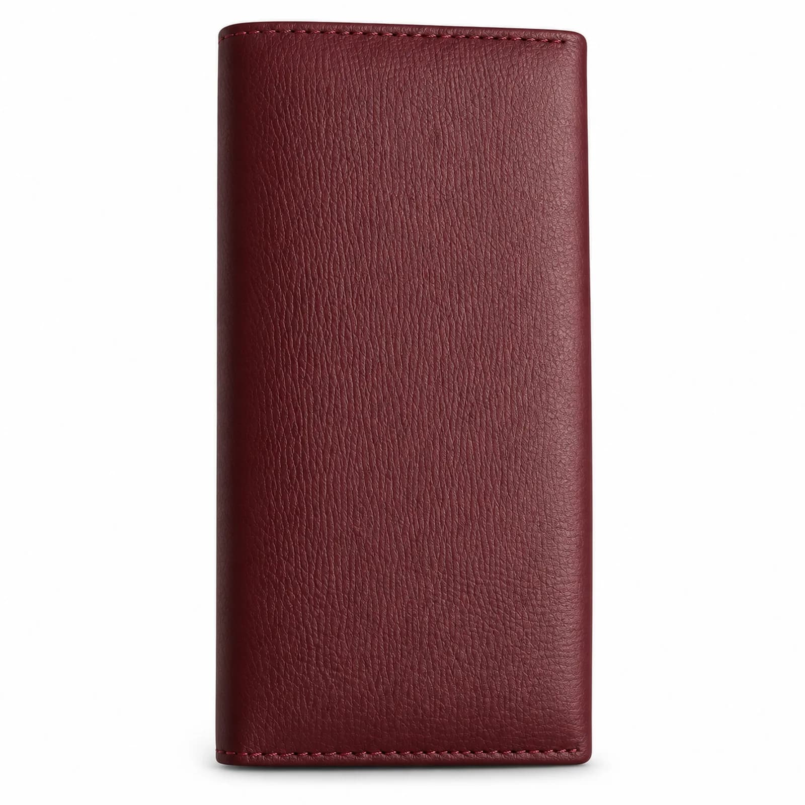 Aurel Pebbled Cowhide Travel Passport Case