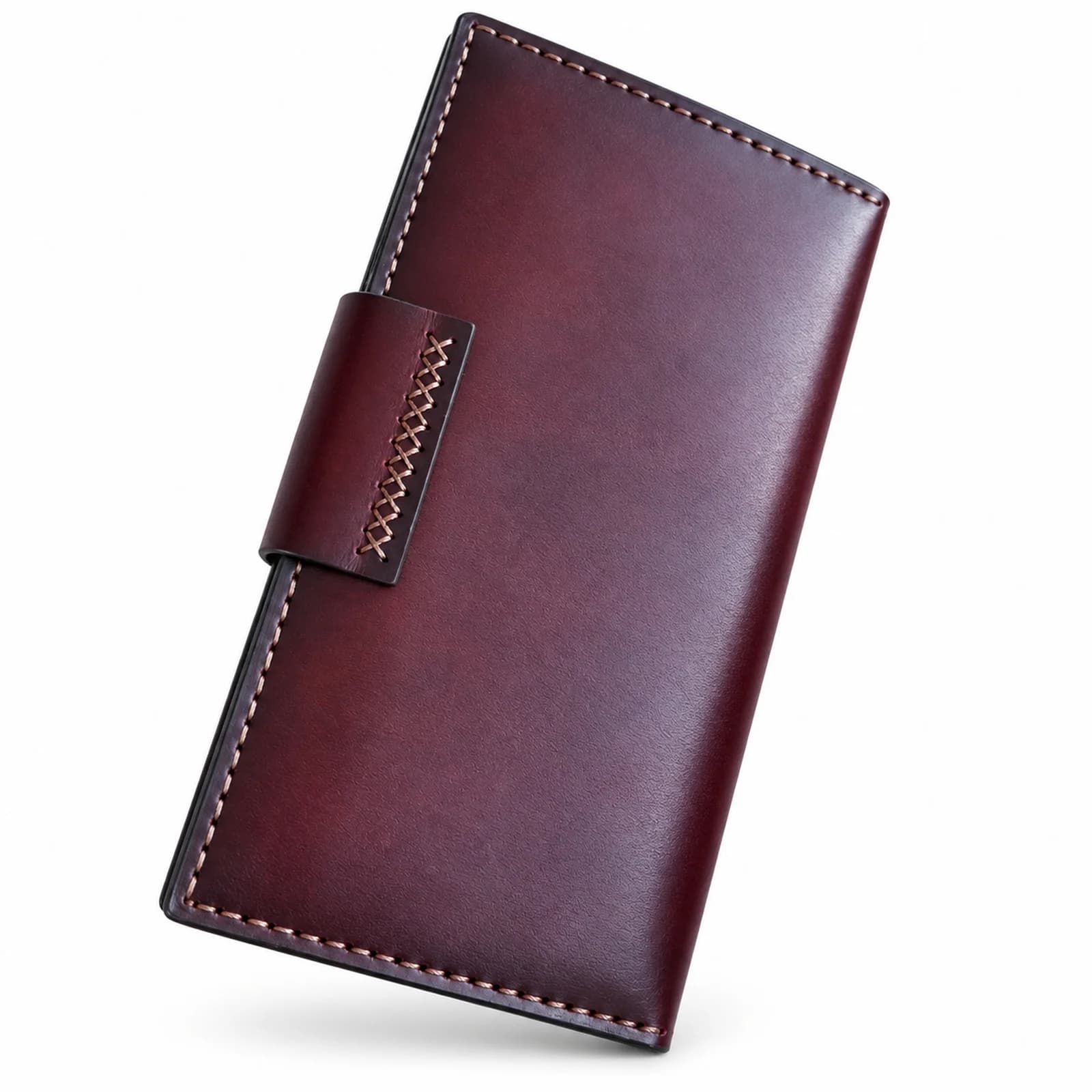 Aurel Milled Nappa Leather Trifold Wallet