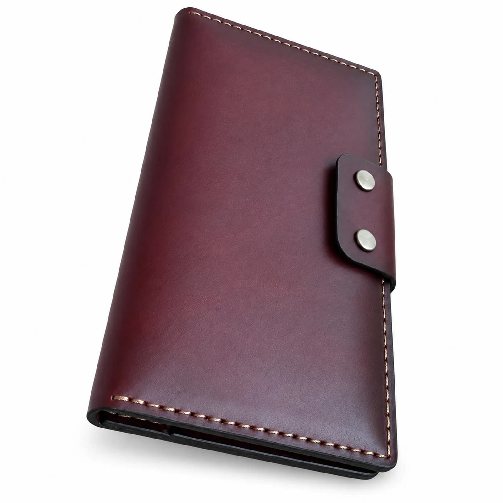 Aurel Milled Nappa Leather Trifold Wallet — alternate view